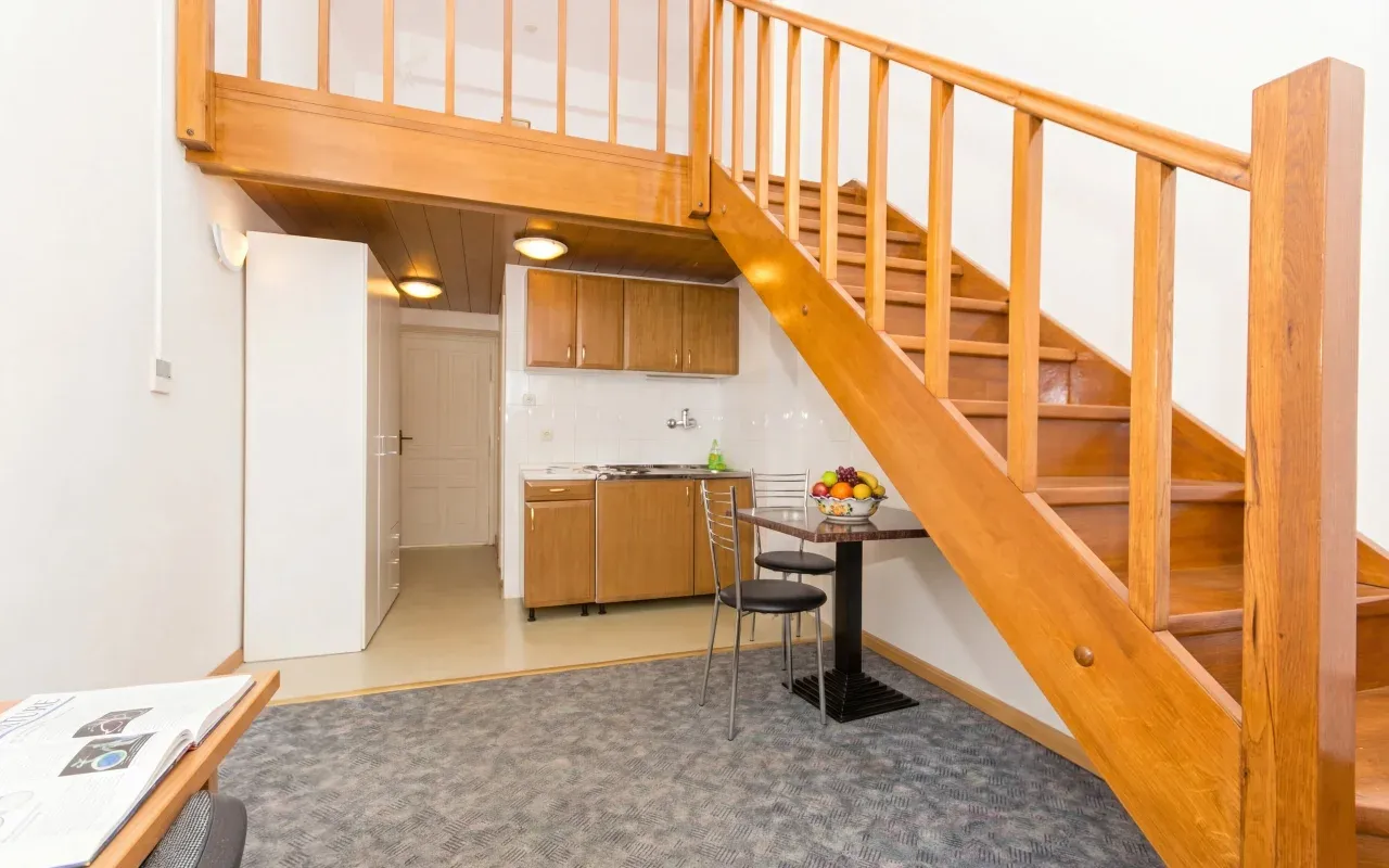 Dormitory apartment kitchenette