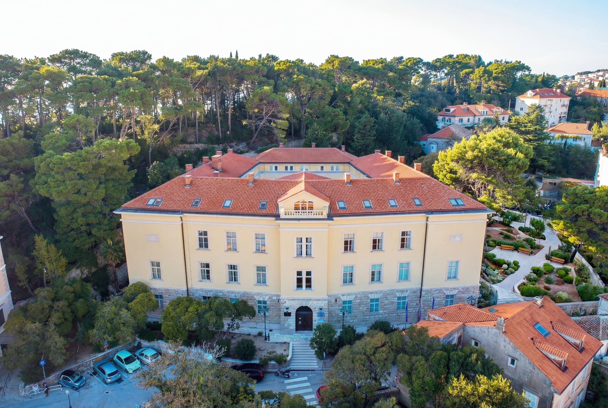 Dormitory main building exterior